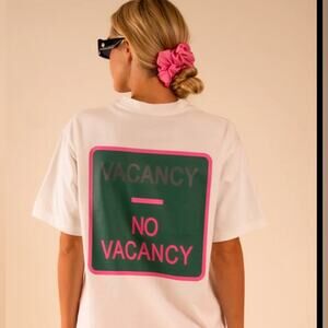 Care Tucker care casual Beverly Hills no vacancy graphic tee. NWOT.